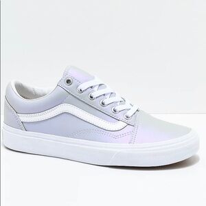 ❤️VANS Old Skool Muted Metallic Violet Grey Skate Shoes